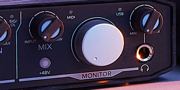 monitoring with onyx artist audio interface